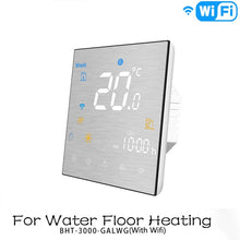 Load image into Gallery viewer, WiFi Smart Thermostat Temperature Controller for Water/Electric floor Heating Water/Gas Boiler Works with Alexa Google Home