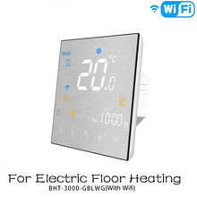 Load image into Gallery viewer, WiFi Smart Thermostat Temperature Controller for Water/Electric floor Heating Water/Gas Boiler Works with Alexa Google Home