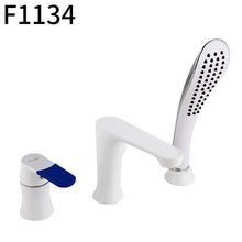 Load image into Gallery viewer, Frap Three-piece Bathtub Faucet Bathroom Shower Faucet Bath Shower Set Waterfall Bath Sink Faucet Water Mixer Taps F1134/F1146