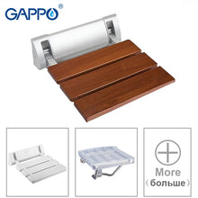 Load image into Gallery viewer, GAPPO Wall Mounted Shower Seats bathroom shower chair folding seat stool child bath chair shower seat for bathing saving space